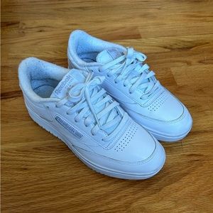 Reebok Double C White Sneakers - Womens 9